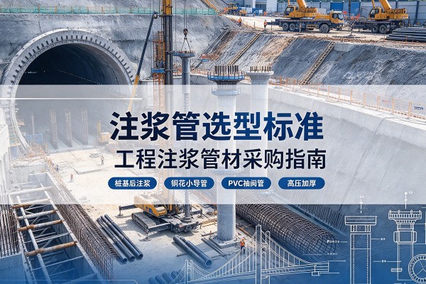 恩施注浆管选型标准